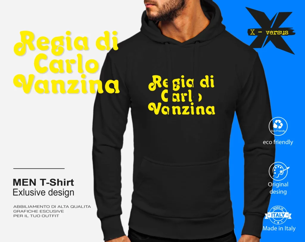 Felpa Regia di Carlo Vanzina, Felpe Divertenti, Regali