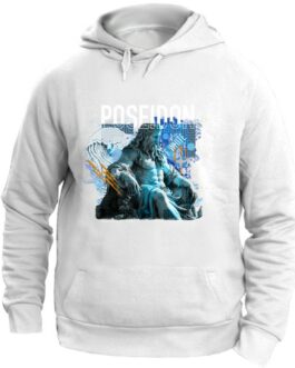 Felpa con Cappuccio Poseidon Unisex