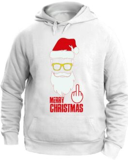 Felpa con Cappuccio Merry X-Mas Unisex