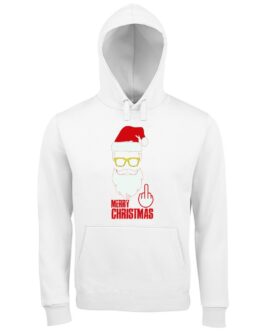 Felpa con Cappuccio Merry X-Mas Uomo Premium