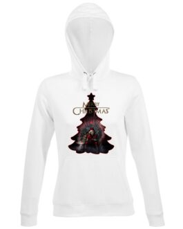 Felpa con cappuccio Game of Thrones Christmas Donna Premium