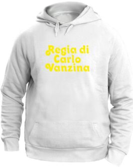 Felpa con Cappuccio Regia di Carlo Vanzina Unisex