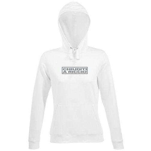 Felpa con Cappuccio Chiuditi a Riccio - Boris Donna Premium