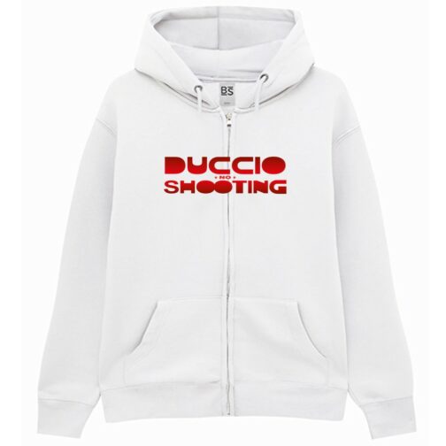 Felpa con Cappuccio Duccio no Shooting - Boris Zip Unisex Premium