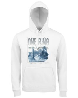Felpa con Cappuccio One Ring to tame them all - Lord of the Ring Uomo Premium