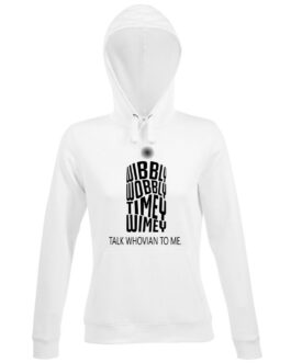 Felpa con Cappuccio Wibbly Wobbly Timey Wimey - Doctor Who Donna Premium