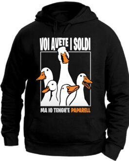 Felpa con cappuccio Unisex Tengh' e paparell