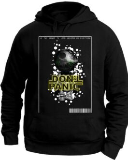 Felpa con Cappuccio Don't Panic Unisex