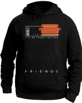 Felpa con Cappuccio Unisex Friends Serie TV