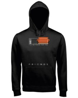 Felpa con Cappuccio Premium Uomo Friends Serie TV