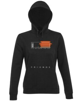 Felpa con Cappuccio Premium Donna Friends Serie TV