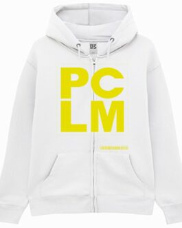Felpa con Cappuccio Zip Premium Unisex PCLM Povero come la Me**a