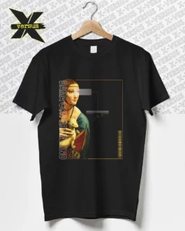 T-Shirt Unisex Dama con ermellino