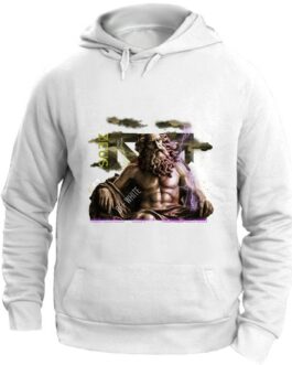 Felpa con cappuccio zeus giove