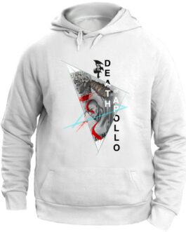 Felpa con cappuccio Kratos Bianco