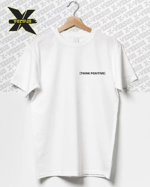 T-Shirt Unisex Quadra - "Think Positive"